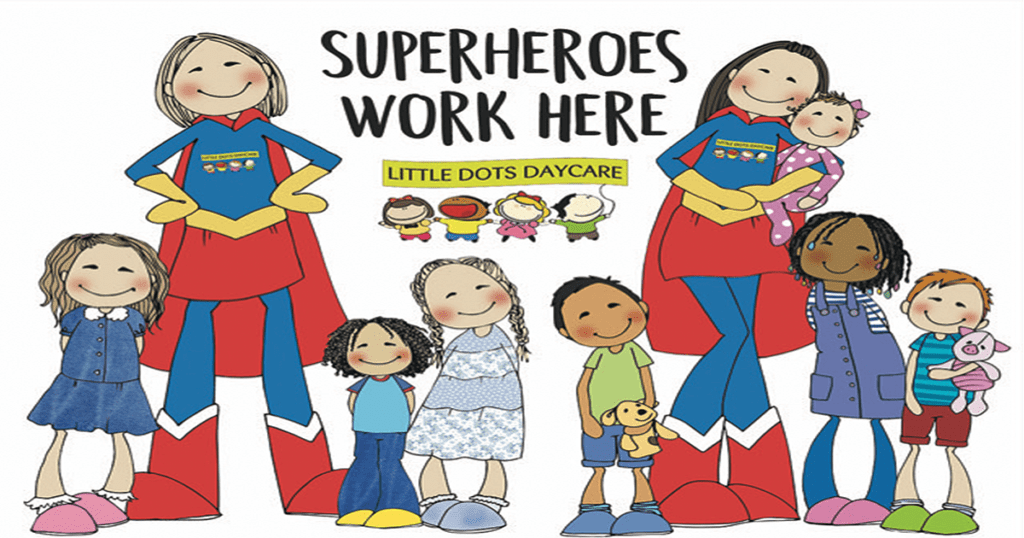little dots super heroes